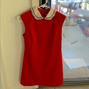 Maje rangat peter pan dress